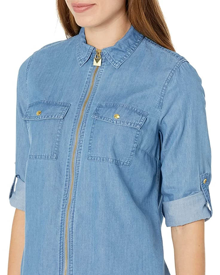 MICHAEL Michael Kors Tencel Dog Tag Top | Shirts & Tops 3 MICHAEL Michael Kors Tencel Dog Tag Top | Shirts & Tops - Image 3