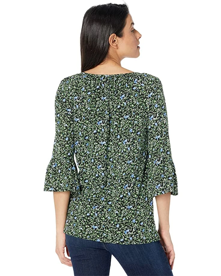 MICHAEL Michael Kors Shirts & Tops Vine Leaves Flare Sleeve Top 2 MICHAEL Michael Kors Shirts & Tops Vine Leaves Flare Sleeve Top - Image 2
