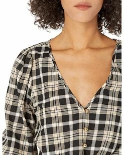 MICHAEL Michael Kors Yarn-Dye Flannel Tie Front Top | Shirts & Tops -MICHAEL Michael Kors Sales Store 91fJEqjMZkL. AC SR736920