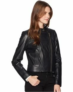 MICHAEL Michael Kors Leather Moto Jacket | Coats & Outerwear 7 MICHAEL Michael Kors Leather Moto Jacket | Coats & Outerwear -MICHAEL Michael Kors Sales Store 91lluxQ8LL. AC SR736920