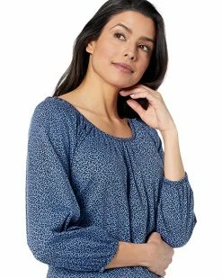 MICHAEL Michael Kors Vine Leaves Peasant Top | Shirts & Tops -MICHAEL Michael Kors Sales Store 91nzJhZCdeL. AC SR736920