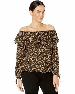 MICHAEL Michael Kors Ruffle Peasant Top | Shirts & Tops -MICHAEL Michael Kors Sales Store 91qrD70h6OL. AC SR736920